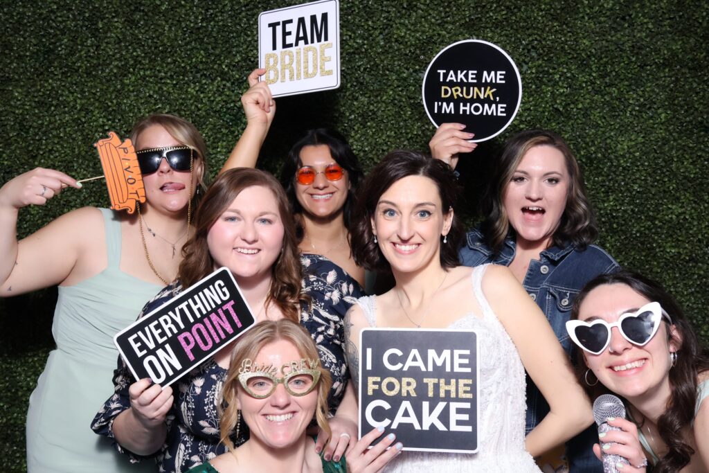 Wedding Photo Booth at Baker Events in Holland, Michigan