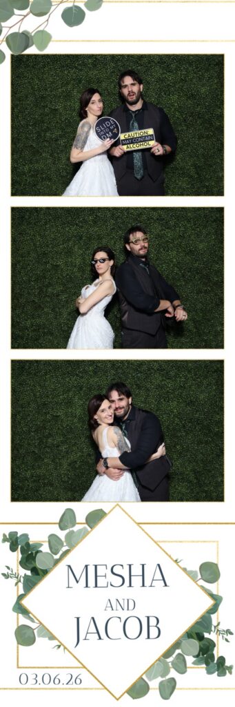 Wedding Photo Booth at Baker Events in Holland, Michigan