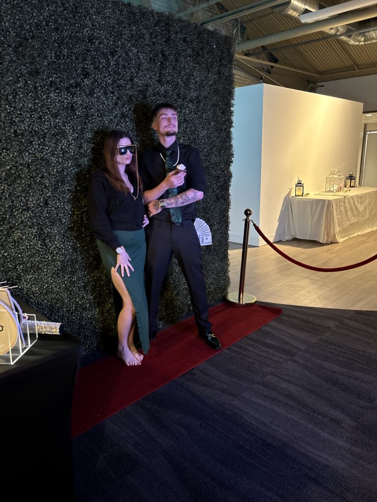 Wedding Photo Booth at Baker Events in Holland, Michigan